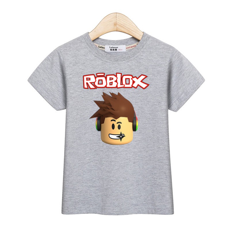 Kids Fashion Tshirt Roblox Boy Short Sleeve Tops Child Shirt - roblox boys robot short sleeve t shirt robot black medium buy