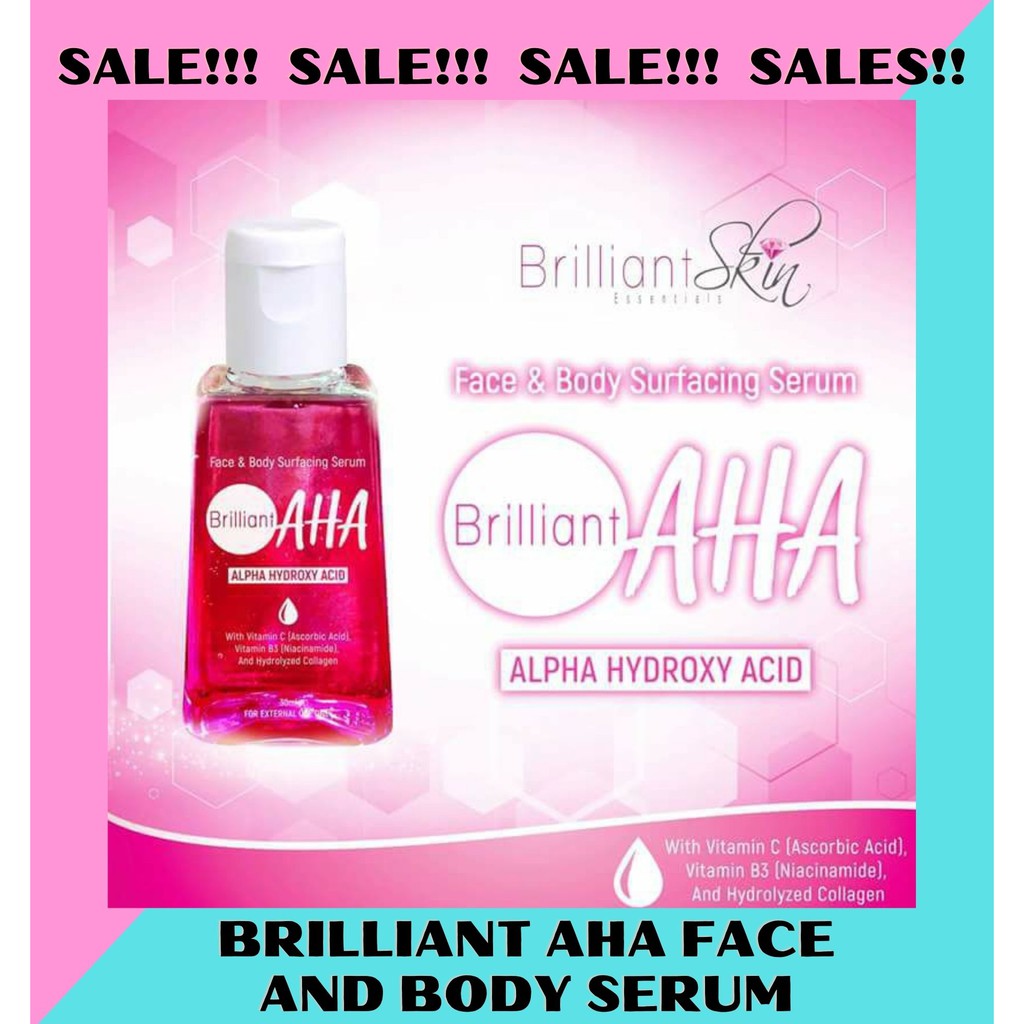 Brilliant AHA Face and Body Resurfacing Serum
