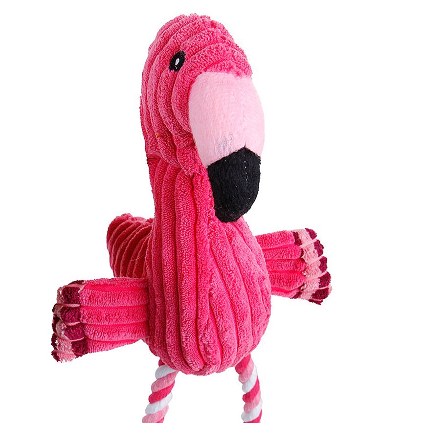 large stuffed flamingo