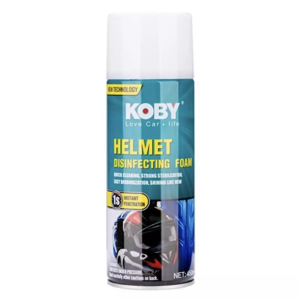 Koby Helmet Disinfecting Foam 450ml | Shopee Philippines