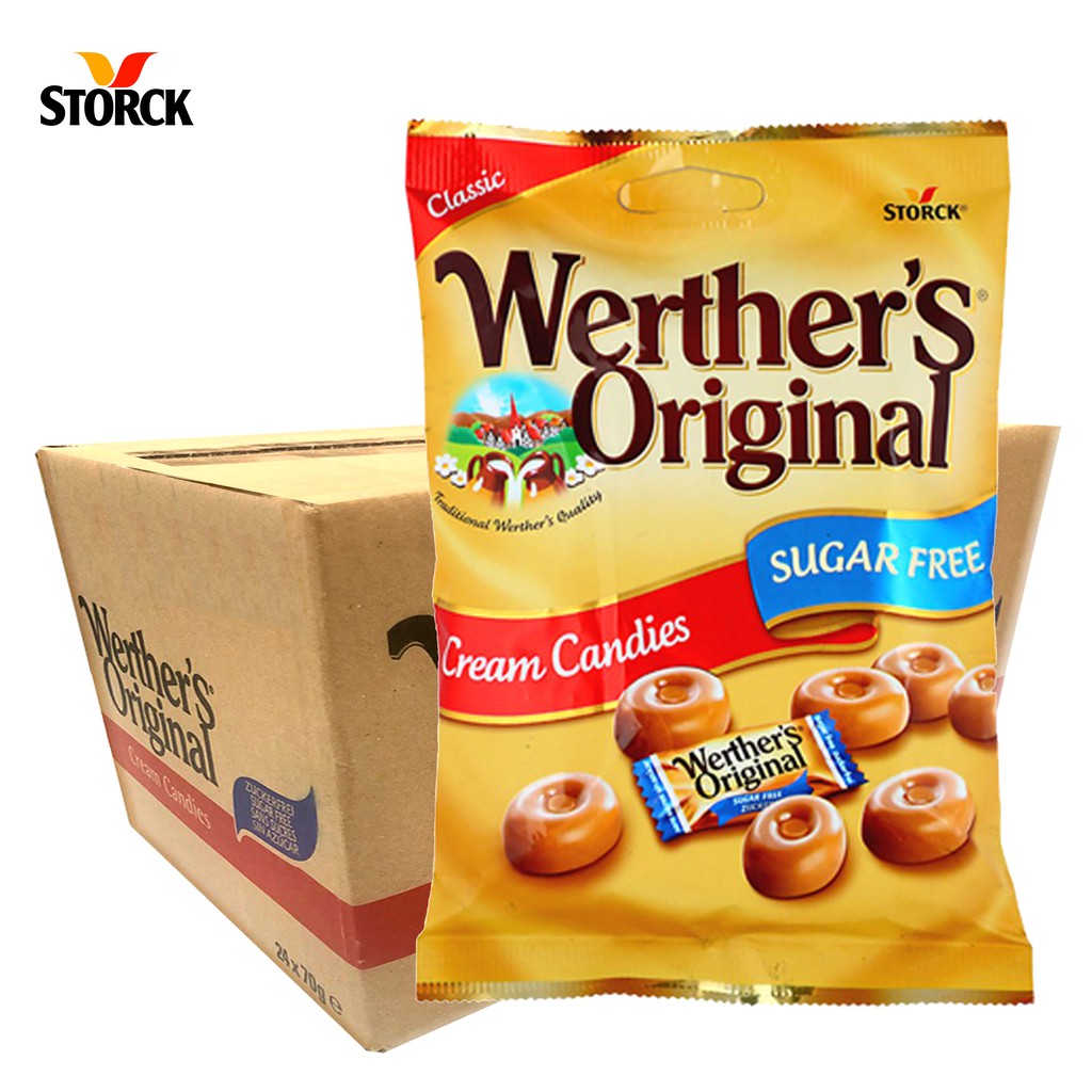 Werther's Original Cream Candies Sugar Free (24 x 70g pack) | Shopee ...