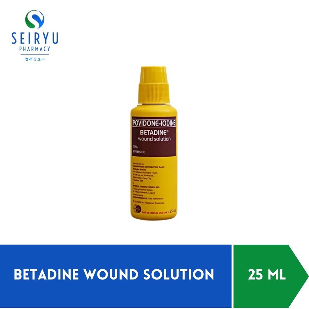 Betadine Wound Solution 25mL Antiseptic Shopee Philippines