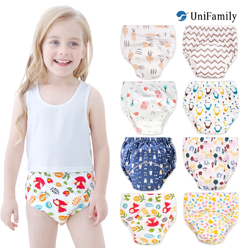 Unifamily Kids Potty Training Pants Baby Underwear Cloth Diaper Pant