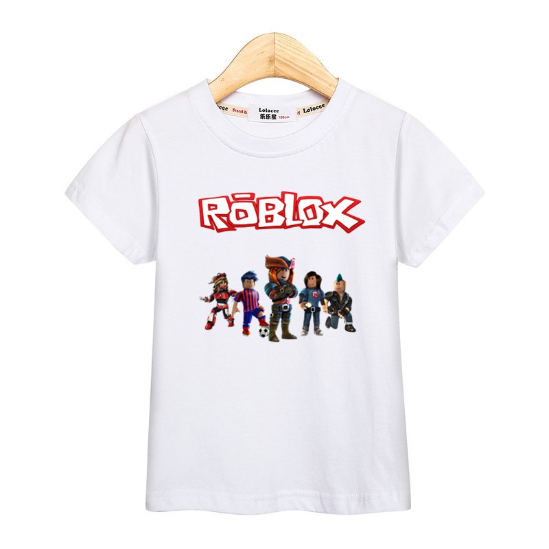Roblox Boy T Shirt Kids Tees Short Sleeve Tops Boys Shirt Child Clothes Shopee Philippines - navy captain shirt roblox