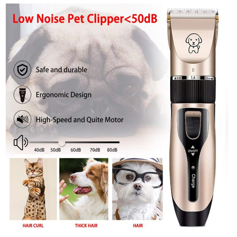 Rechargeable Electric Pet Hair Trimmer Dog Hair Grooming Razor Dog Clipper Cat Hair Shaver Cut
