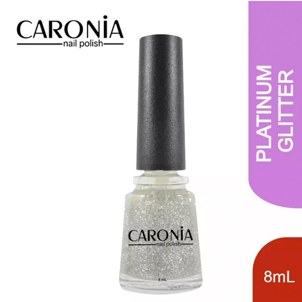 Caronia Nail Polish Platinum Glitter 8ml Shopee Philippines