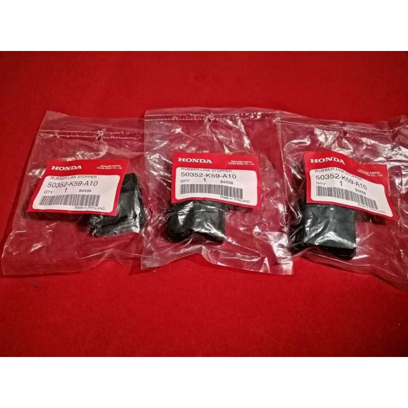 Rubber link stopper for honda click /honda beat fi Shopee Philippines