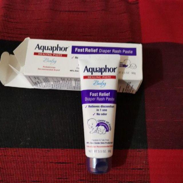 aquaphor fast relief diaper rash paste