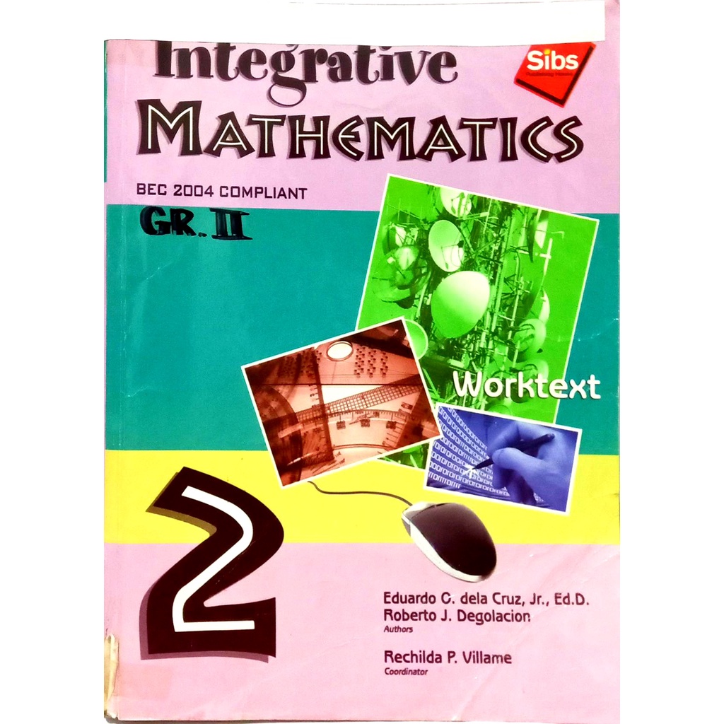 Integrative Mathematics Grade 2 Paperbound (USED TEXTBOOK) | Shopee ...