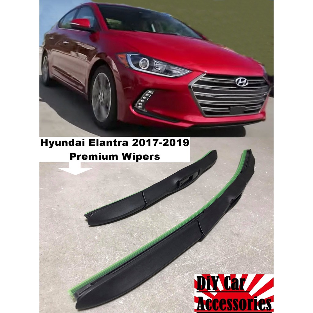 Hyundai Elantra Premium OEM Wiper Blade Pair (20172019) Shopee