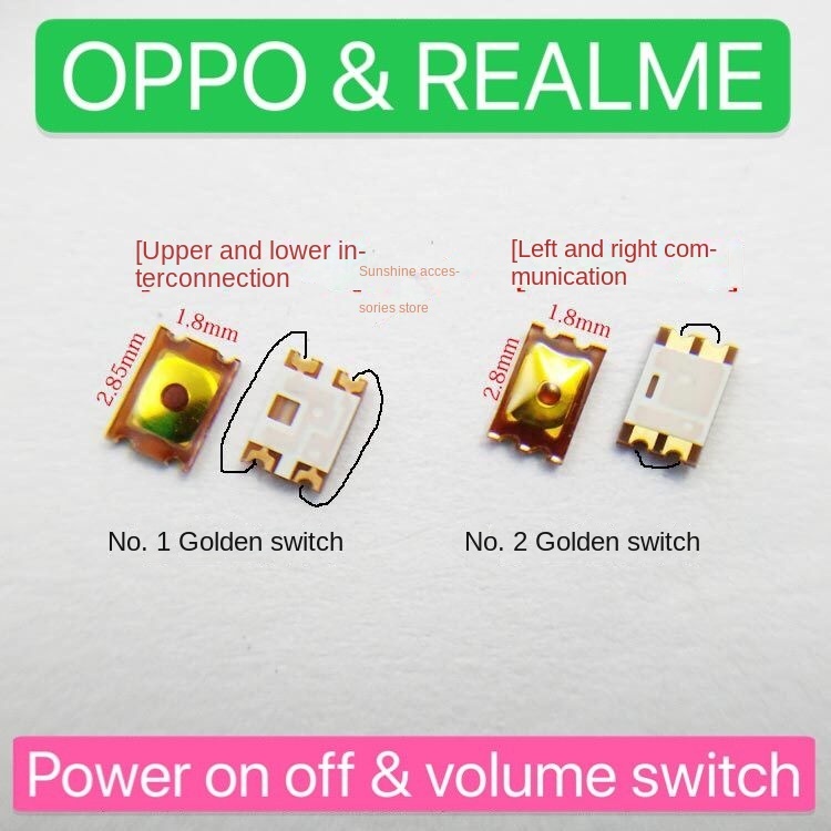 1050pcs Oppo & Realme power on off & volume switch Power Botton Switch On Off Shopee Philippines