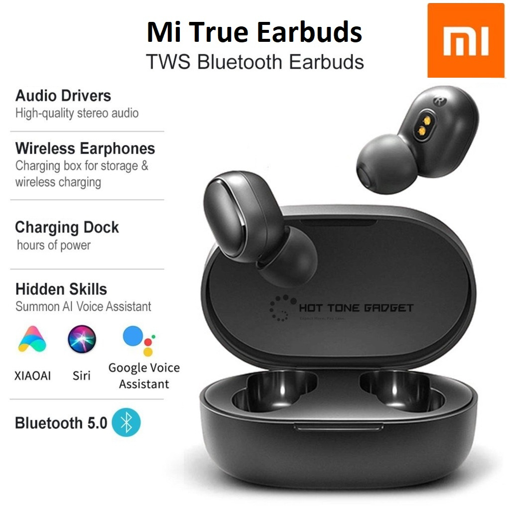 Original Xiaomi Mi True Wireless Earbuds Redmi Airdots Basic 2 Bluetooth 5.0 Earphones with mic