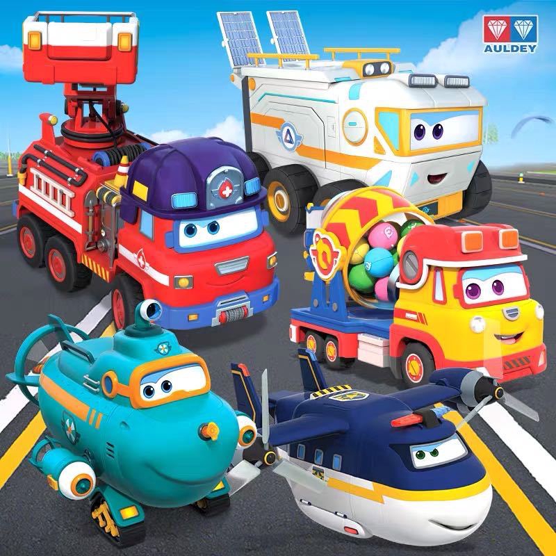 Spot Super Wings Toys Dayong Fire Truck Dolly Sets Full Set Willy Submarine Toy Children S Birthday Gifts Shopee Philippines - roblox jailbreak fire truck