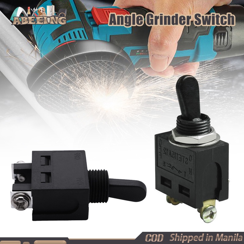 250V Grinder Switch ON/OFF Position Toggle Switch Angle Grinder Switch