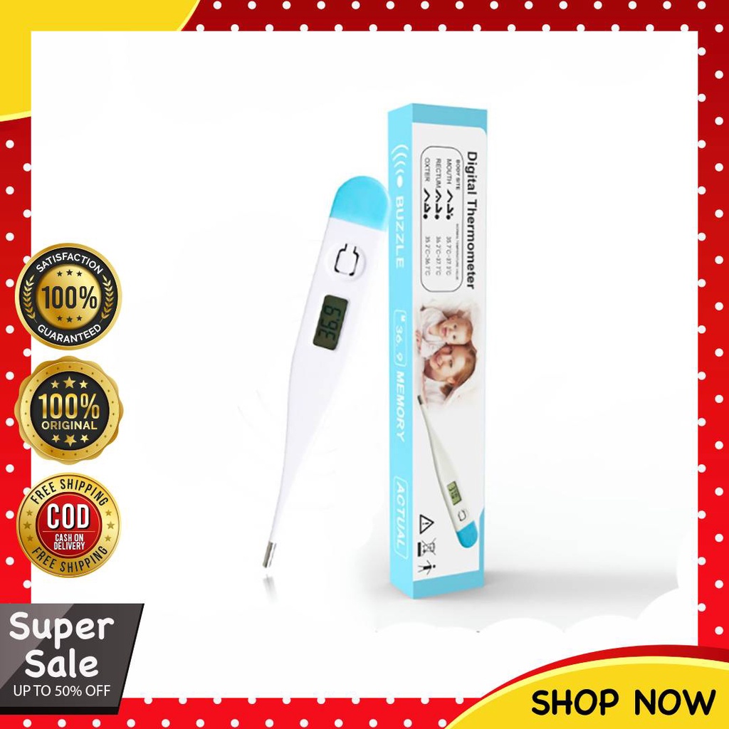 Original XHF2001 Digital Thermometer For Fever With Alarm 10sec Fast