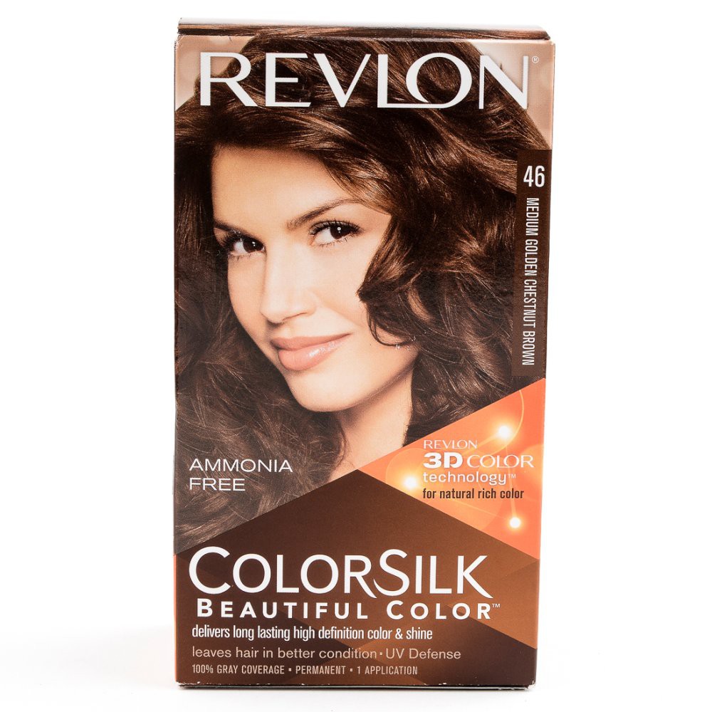 Revlon Color Silk 46 Medium Golden Chestnut Brown