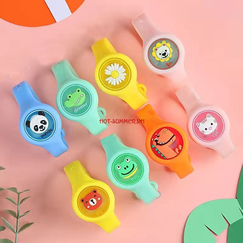 Baby Shining Mosquito Repellent Waterproof Watch Baby Mosquito Repellent Cartoon Watch