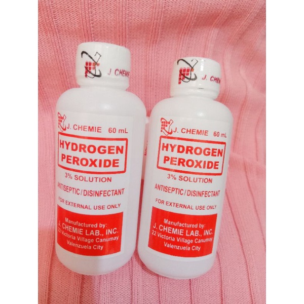 Hydrogen Peroxide 3solution Antisepticdisinfectant 60ml Shopee Philippines 