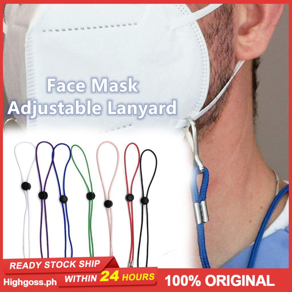 【Fast Delivery】Ready/COD Mask Hanging Rope Face Mask Lanyard Mask ...