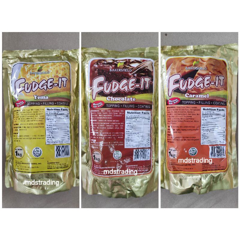 Groceries Fudgeit Chocolate Caramel Yema 1kg Shopee Philippines