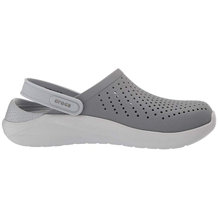 crocs literide smoke pearl white