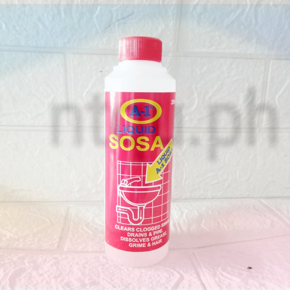 Liquid Sosa 250ml (Clears Clogged Sinks / Pang Alis Bara) Shopee