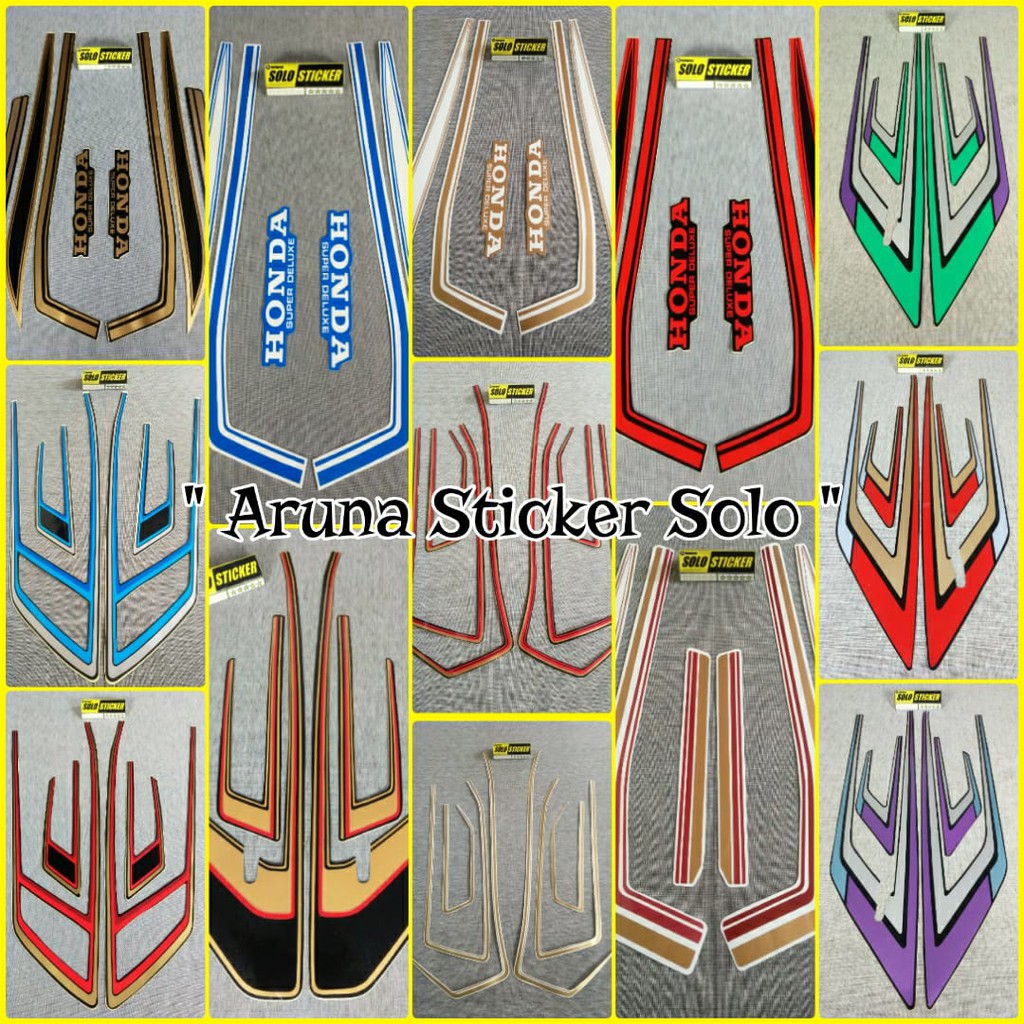 Striping Sticker Honda Gl 100 Gl N Zeris Gl K 125 Th 1979 1980 1986 1992 1993 Shopee Philippines