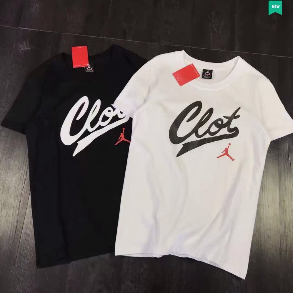 clot x jordan tee