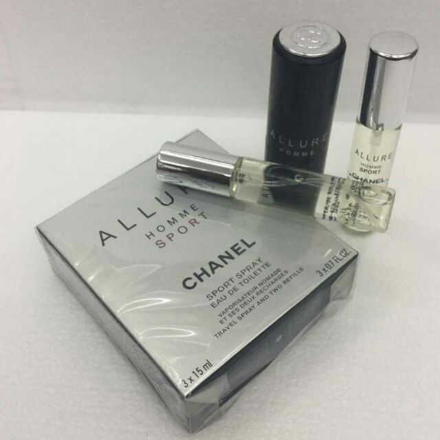 chanel allure 3x15ml