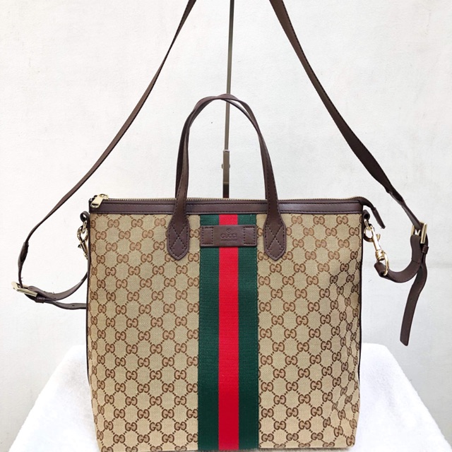 gucci 2 way tote