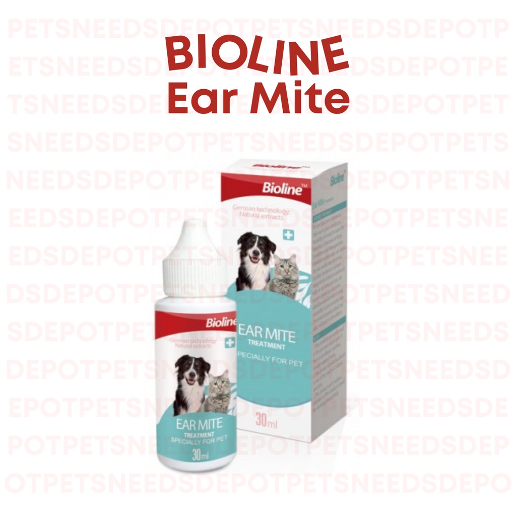 Bioline Ear Mite Treatment for Dogs and Cats 30ml Shopee Philippines