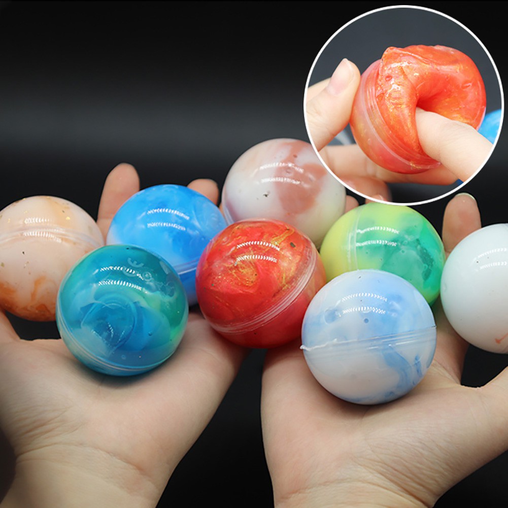 ☀Lo 2Pcs Solar System Planet Putty Slime Soft Ball Stress Relieve ...