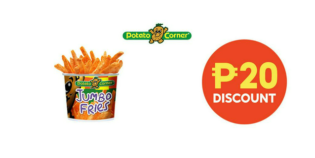 Potato Corner Jumbo Fries ShopeePay P20 Discount #1