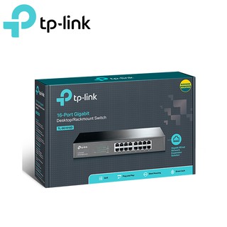 TP-Link Tl-Sg1016D 16-Port Gigabit Desktop/Rackmount Switch