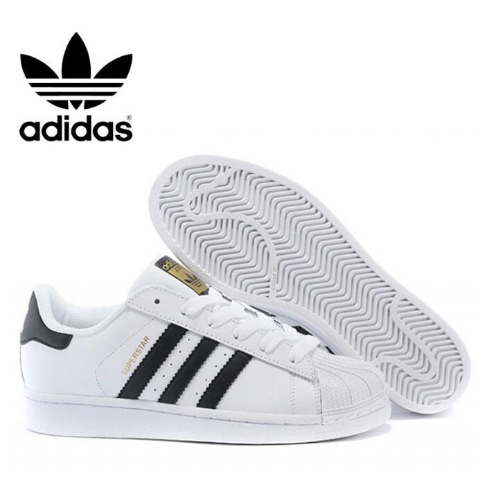 Original authentic 100% Original ADIDAS SUPERSTAR WHITE BLACK in stock for  men's and women's size 36-45 | Shopee Philippines