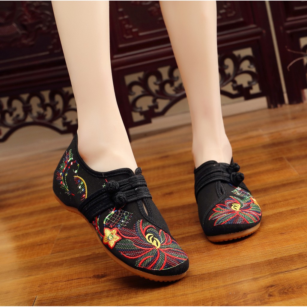 Women�s Chinese Ballet Pump Casual Flat Loafers Shoes