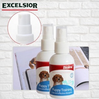 QWA ☬Excelsior  50ML and 120Dog Training Spray Pet Potty Aid Training Liquid Puppy Trainer Bioline  