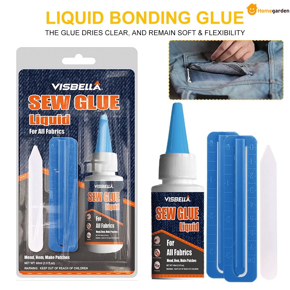 【HG】 Sew Glue Liquid Bonding Glue Repair for Clothes Denim Leather ...