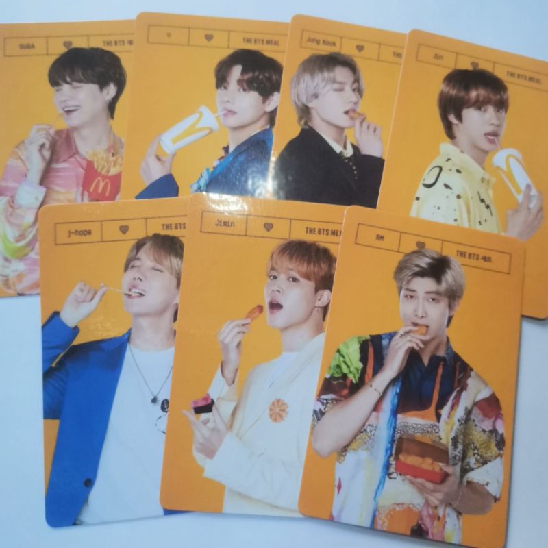 bts x Mcdonalds Photocard by Chingujimtae | Shopee Philippines