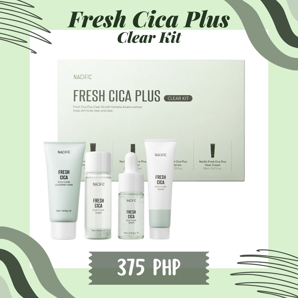 AUTHENTIC | NACIFIC - Fresh Cica Plus Clear Kit | Shopee Philippines