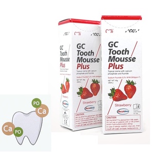 TOOTH MOUSSE PLUS 40g(35mL)®[GC/MADE IN JAPAN] STRAWBERRY FLAVOR TOPICAL CREME EXP:2025-05-06 #3