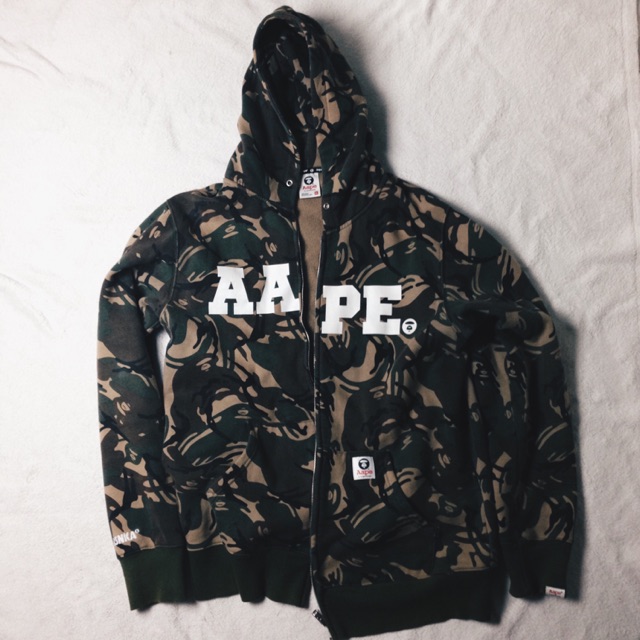 aape hoodie camo