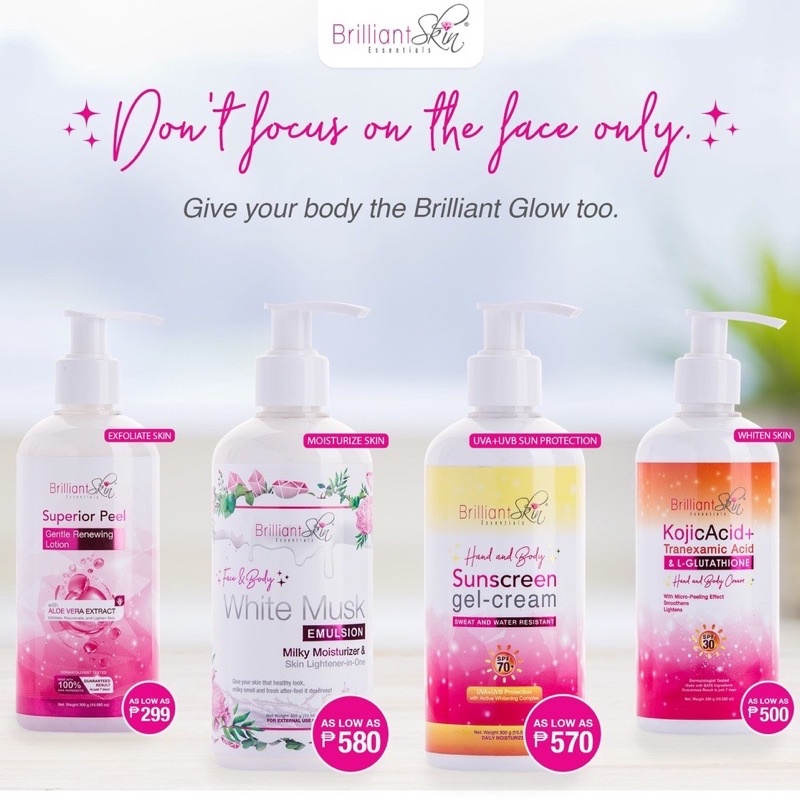 Brilliant Skin Lotions ORIGINAL Shopee Philippines