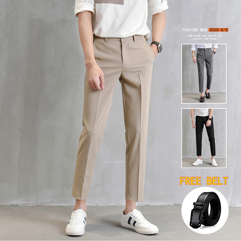 [GT]Men's Korean Pants Casual Trousers For Men Slacks & Formal For ...