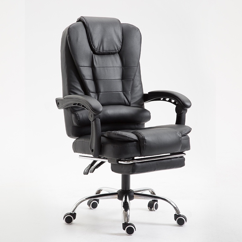 Leather Office Chair Boos High Back, Leather Office Recliner