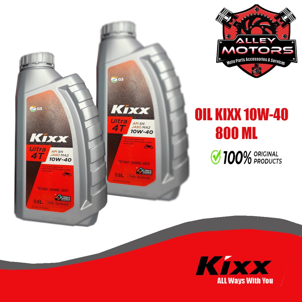 KIXX 10W40 800ML l Ultra 4T Fully Synthetic Engine Oil Shopee Philippines