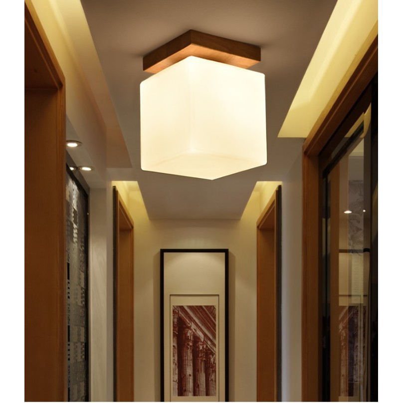 Aisle Ceiling Light Led Stair Balcony Doorway Log Solid Lamp