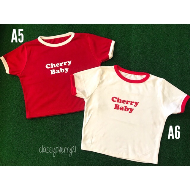 cherry baby t shirt