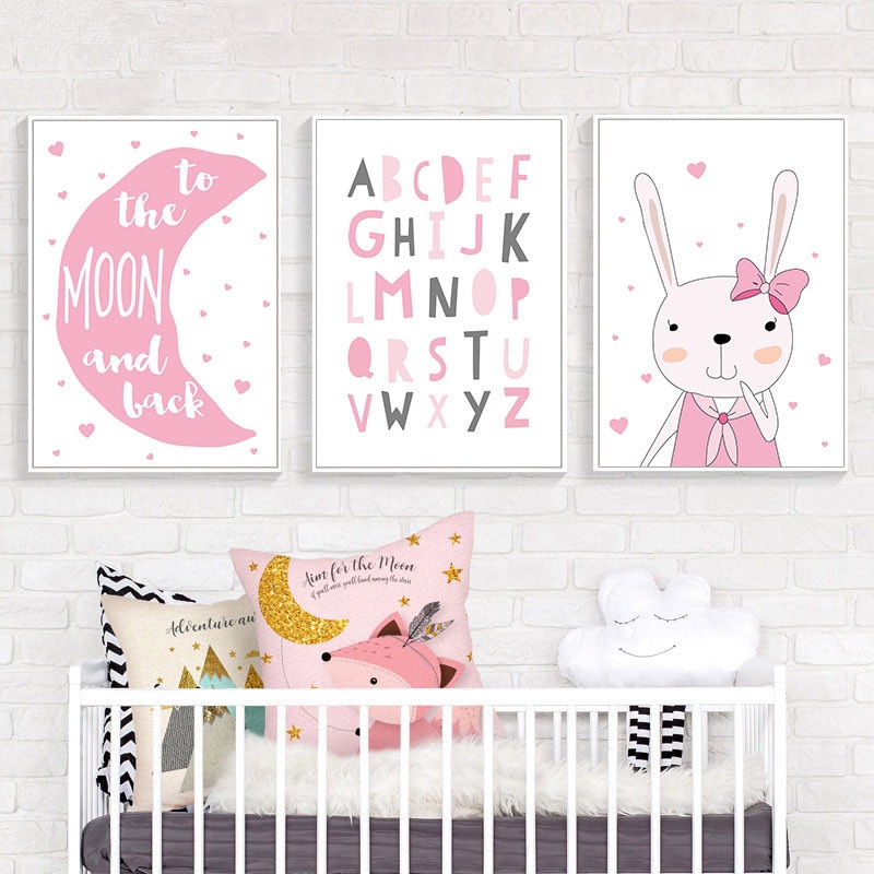 paintings for baby room wall