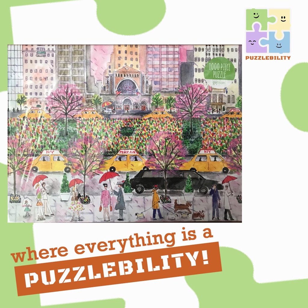 Galison Spring On Park Avenue Jigsaw Puzzle 1000 Pieces | Shopee ...